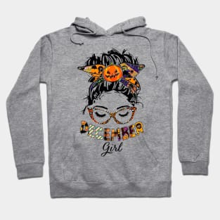 December Girl Halloween Face Wink Eyes Pumpkin Hoodie